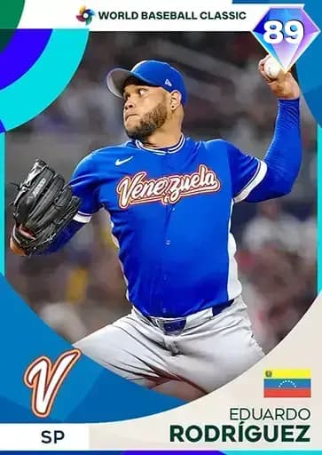 Eduardo Rodriguez World Baseball Classic card art