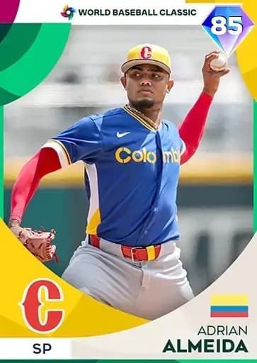 Adrian Almeida World Baseball Classic card art