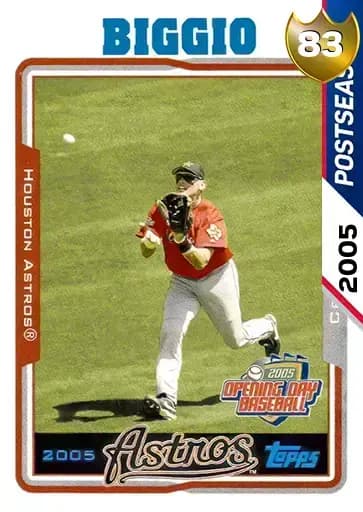 Craig Biggio Postseason card art