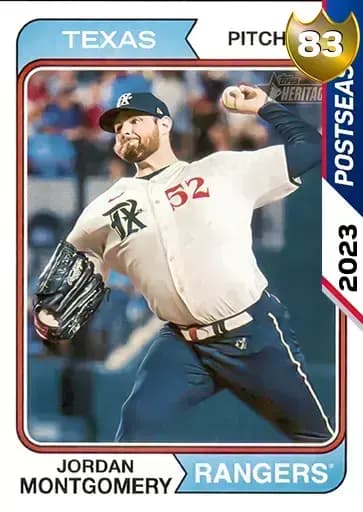 Jordan Montgomery Postseason card art