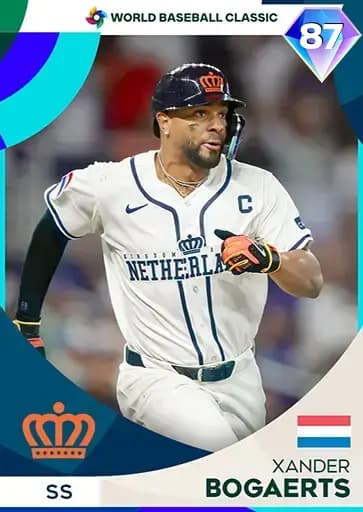 Xander Bogaerts World Baseball Classic card art