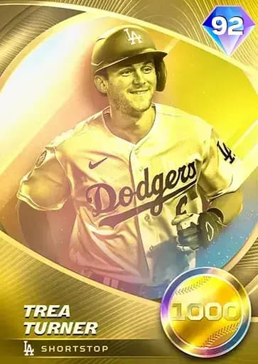 Trea Turner Ranked 1000 card art