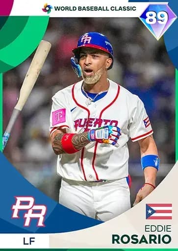 Eddie Rosario World Baseball Classic card art