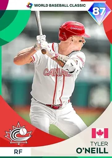 Tyler O'Neill World Baseball Classic card art