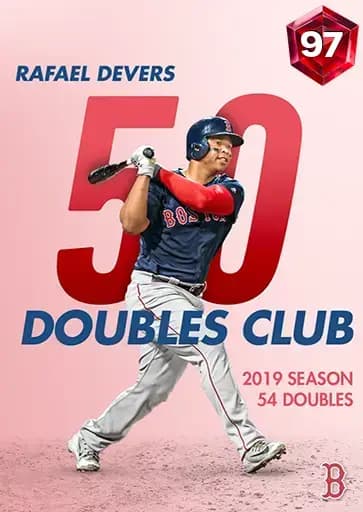 Rafael Devers Milestone card art