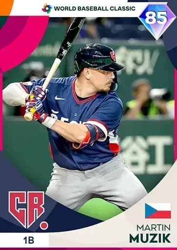Martin Muzik World Baseball Classic card art