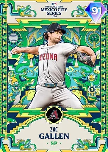 Zac Gallen Mexico City card art