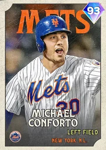 Michael Conforto Vintage card art