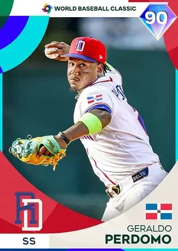 Geraldo Perdomo World Baseball Classic card art