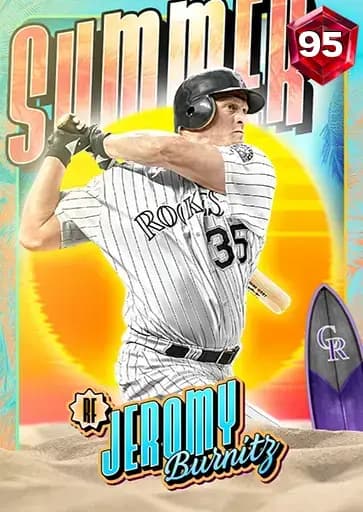 Jeromy Burnitz Summer card art