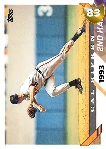 Cal Ripken Jr. 2ND Half Heroes card art