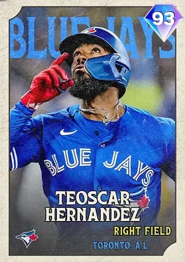 Teoscar Hernández Vintage card art