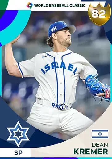 Dean Kremer World Baseball Classic card art